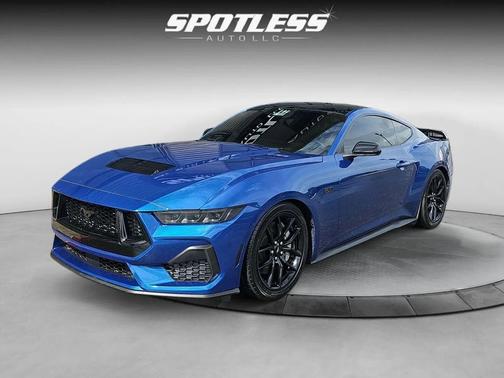 Atlas Blue Metallic 2024 Ford Mustang GT Premium