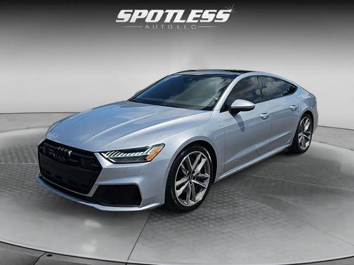 Typhoon Gray Metallic 2021 Audi A7 55 Premium Plus