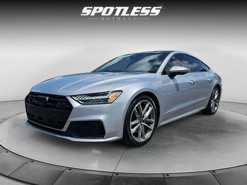 Typhoon Gray Metallic 2021 Audi A7 55 Premium Plus