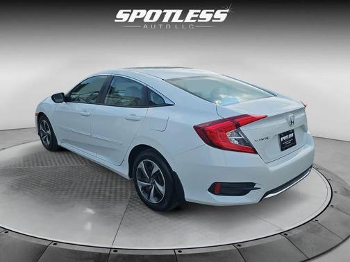 Platinum White Pearl 2020 Honda Civic LX