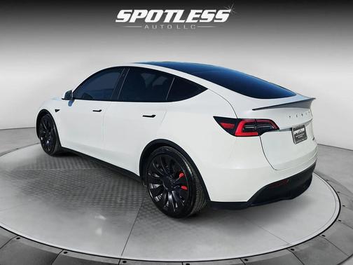 Pearl White Multi-Coat 2021 Tesla Model Y Performance Dual Motor All-Wheel Drive