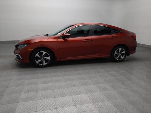 Red 2019 Honda Civic LX