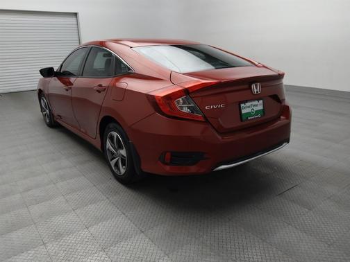 Red 2019 Honda Civic LX