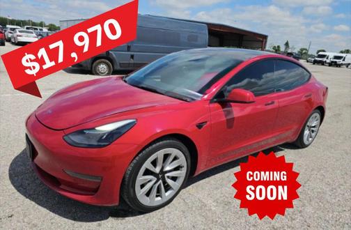Red Multi-Coat 2022 Tesla Model 3 Standard Range