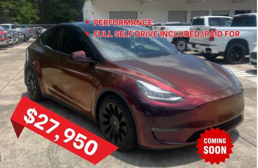 Purple 2021 Tesla Model Y Performance Dual Motor All-Wheel Drive