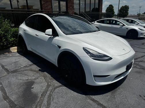 Pearl White Multi-Coat 2021 Tesla Model Y Long Range Dual Motor All-Wheel Drive
