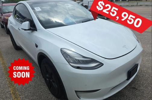 Pearl White Multi-Coat 2021 Tesla Model Y Long Range Dual Motor All-Wheel Drive