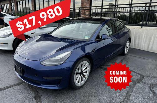 Solid Black 2022 Tesla Model 3 Standard Range