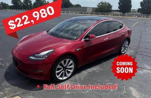 Red Multi-Coat 2019 Tesla Model 3 Long Range