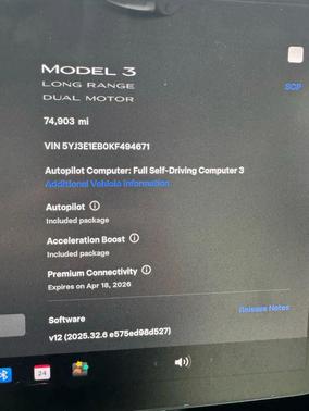 2019 Tesla Model 3 Long Range