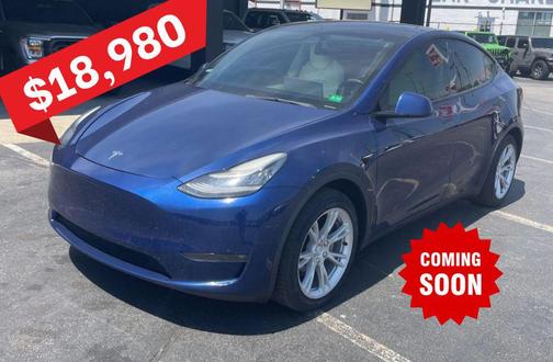 Deep Blue Metallic 2021 Tesla Model Y Standard Range Rear-Wheel Drive