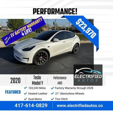 2020 Tesla Model Y Performance Dual Motor All-Wheel Drive