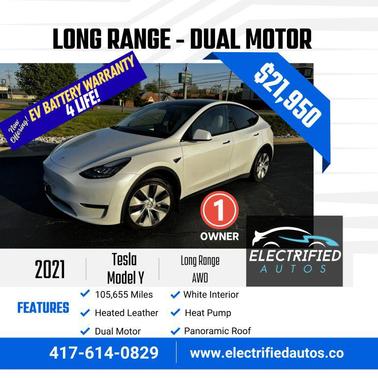 2021 Tesla Model Y Long Range Dual Motor All-Wheel Drive