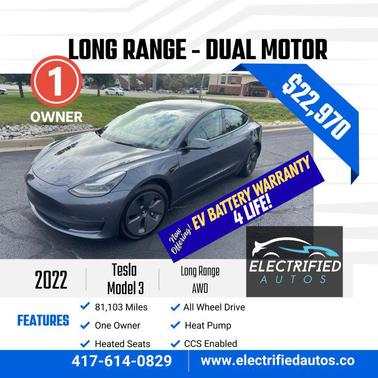 2022 Tesla Model 3 Long Range