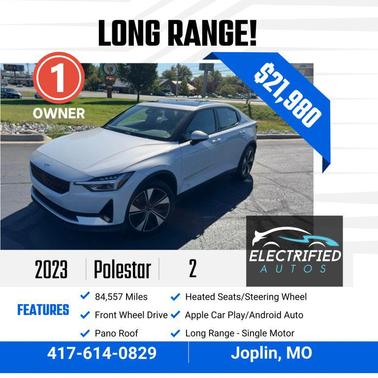 2023 Polestar 2 Long Range Single Motor Plus Hatchback 4D
