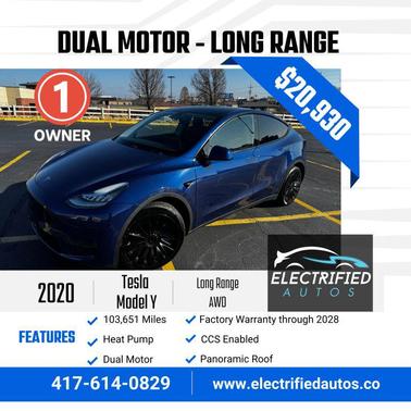 2020 Tesla Model Y Long Range Dual Motor All-Wheel Drive