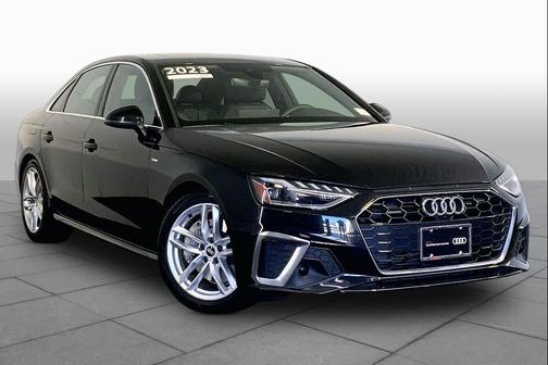 Mythos Black Metallic 2023 Audi A4 45 S line Premium Plus