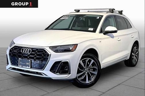 Ibis White 2023 Audi Q5 45 S line Premium Plus