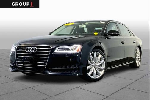 Brilliant Black 2017 Audi A8 L 3.0T
