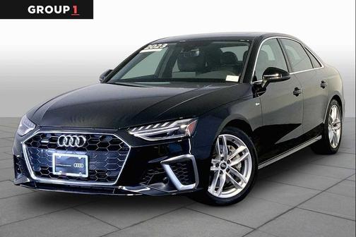 Mythos Black Metallic 2023 Audi A4 45 S line Premium Plus