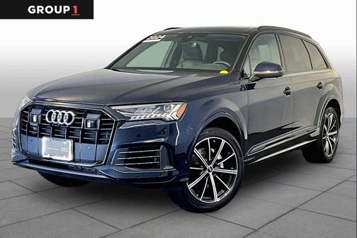 Waitomo Blue Metallic 2024 Audi Q7 55 Premium Plus