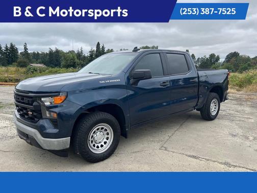 Northsky Blue Metallic 2022 Chevrolet Silverado 1500 WT