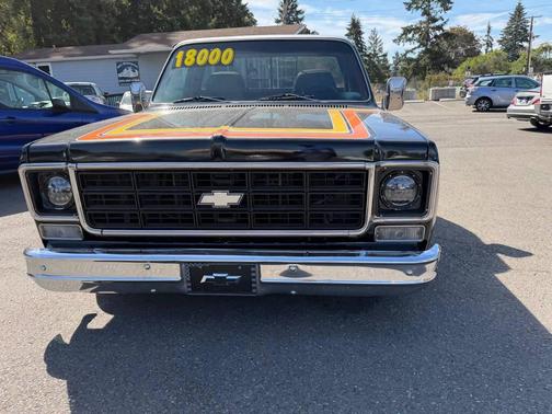BLACK 1976 Chevrolet C10/K10 PICKUP