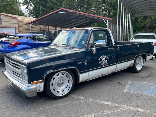 Blue 1985 Chevrolet Pickup Truck Base