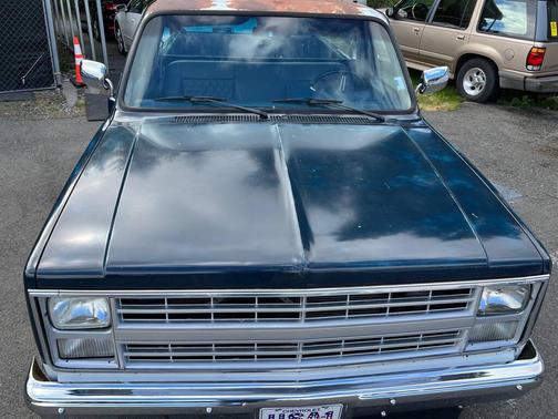 Blue 1985 Chevrolet Pickup Truck Base