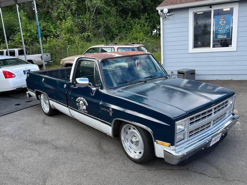 Blue 1985 Chevrolet Pickup Truck Base