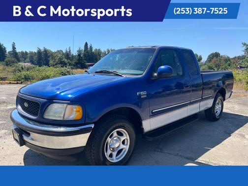Moonlight Blue Clearcoat Metallic 1998 Ford F-150 Truck