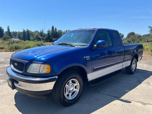 Moonlight Blue Clearcoat Metallic 1998 Ford F-150 Truck