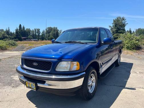 Moonlight Blue Clearcoat Metallic 1998 Ford F-150 Truck