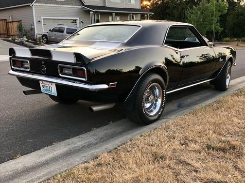 BLACK 1968 Chevrolet Camaro Base