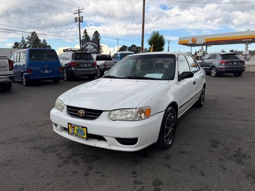 Super White 2001 Toyota Corolla CE