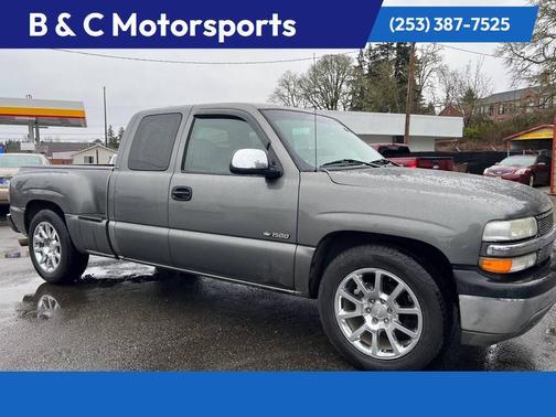 Light Pewter Metallic 2002 Chevrolet Silverado 1500 LS Extended Cab