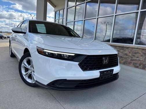 White 2024 Honda Accord LX Sedan