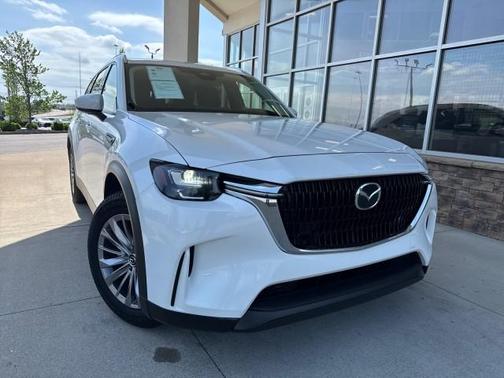 Rhodium White Metallic 2024 Mazda CX-90 3.3 Turbo Preferred Plus