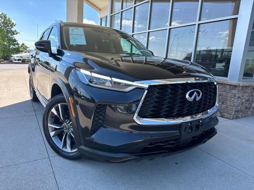 Mineral Black 2023 INFINITI QX60 Luxe