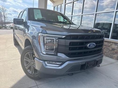 Gray 2023 Ford F-150 Lariat Truck