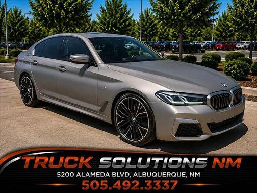 Phytonic Blue Metallic 2021 BMW M550 i Xdrive