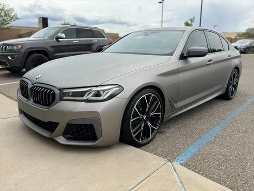 Phytonic Blue Metallic 2021 BMW M550 i Xdrive