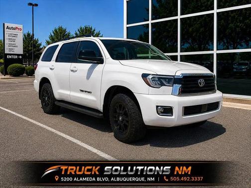 Super White 2019 Toyota Sequoia TRD Sport