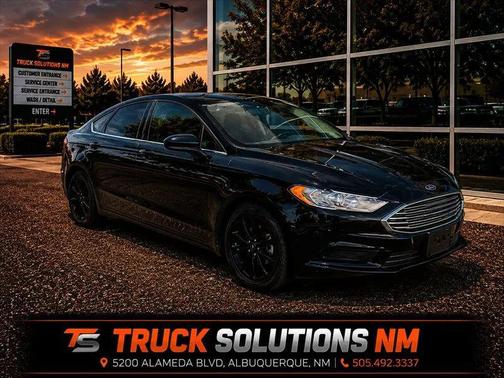 Shadow Black 2017 Ford Fusion SE
