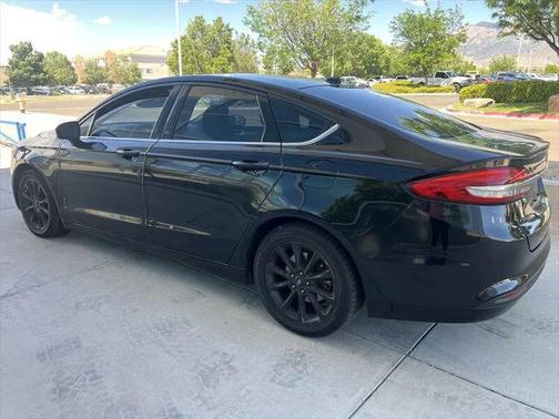 Shadow Black 2017 Ford Fusion SE