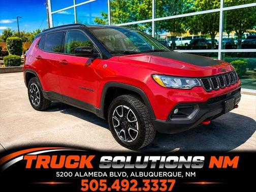 Red Hot Pearlcoat 2025 Jeep Compass Trailhawk SUV