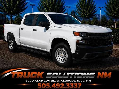 Summit White 2021 Chevrolet Silverado 1500 WT