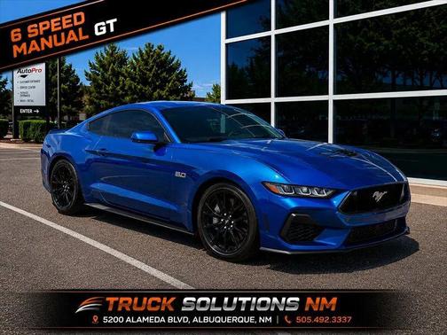 Atlas Blue Metallic 2024 Ford Mustang GT