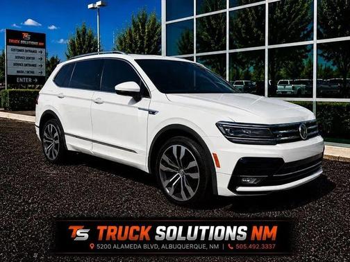 Pure White 2021 Volkswagen Tiguan 2.0T SEL R-Line 4MOTION