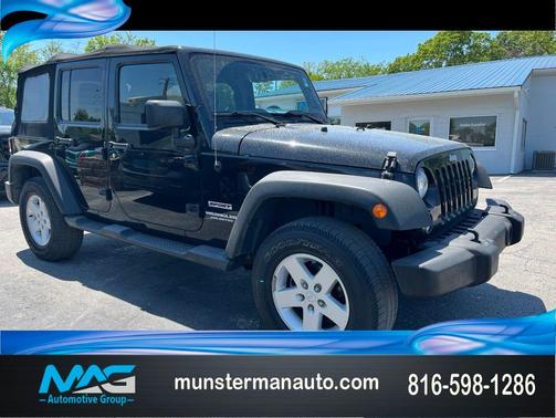 Black Clearcoat 2015 Jeep Wrangler Unlimited Sport